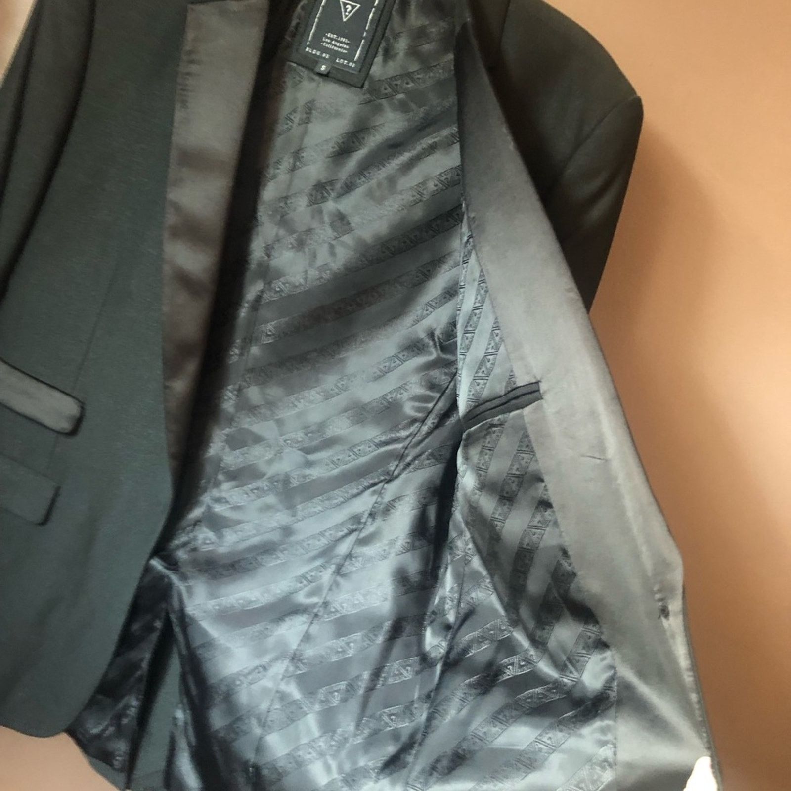 Guess Guess blazer jacket shiny collar speckle black. Size US S / EU 44-46 / 1 - 14 Thumbnail