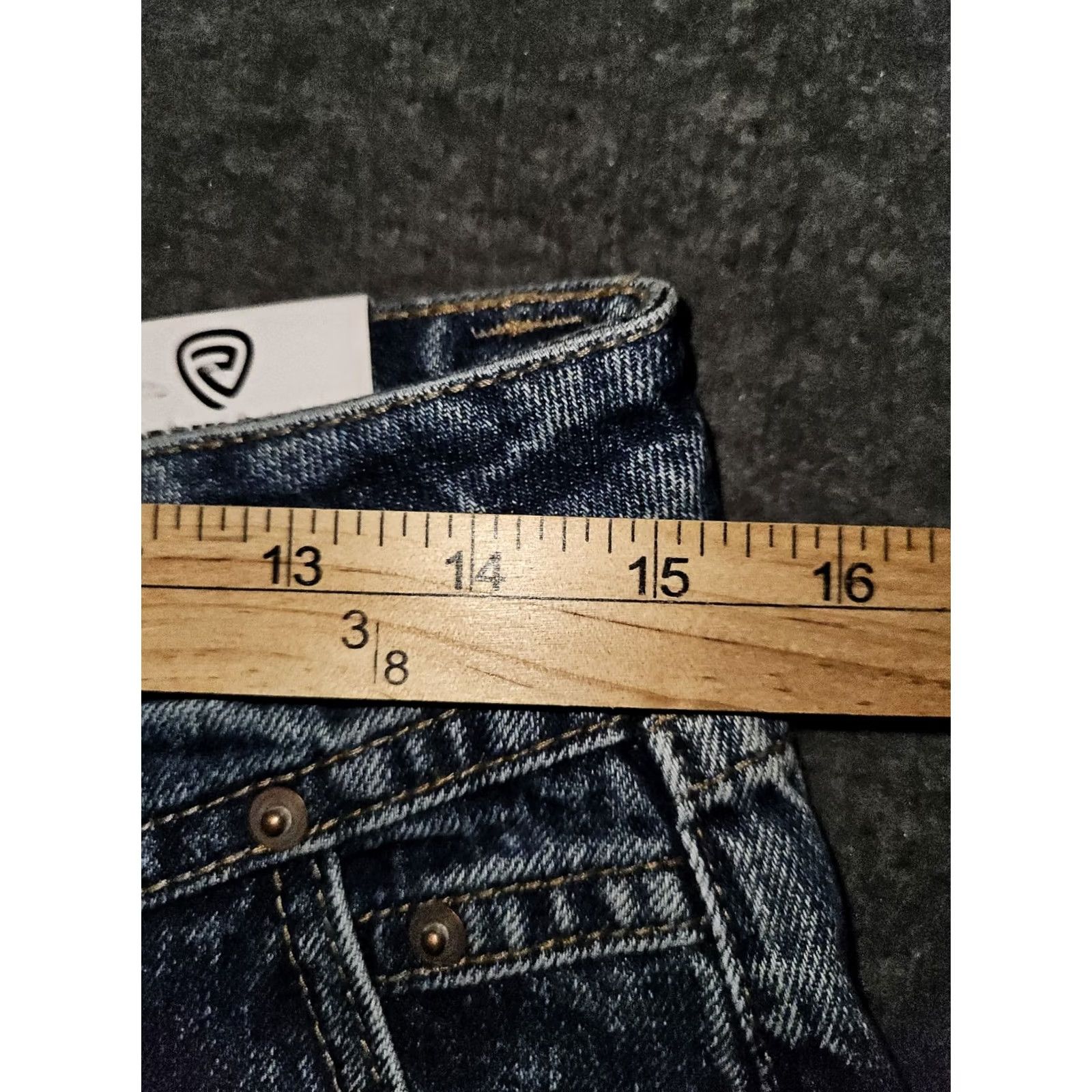 Vintage Rock & Roll Denim Jeans NWT Women's 28 L34 Flare Blue Cowgirl Rock & Roll High Rise Trouser Jeans Regular Denim Shirt? Size 28" / US 6 / IT 42 - 3 Thumbnail