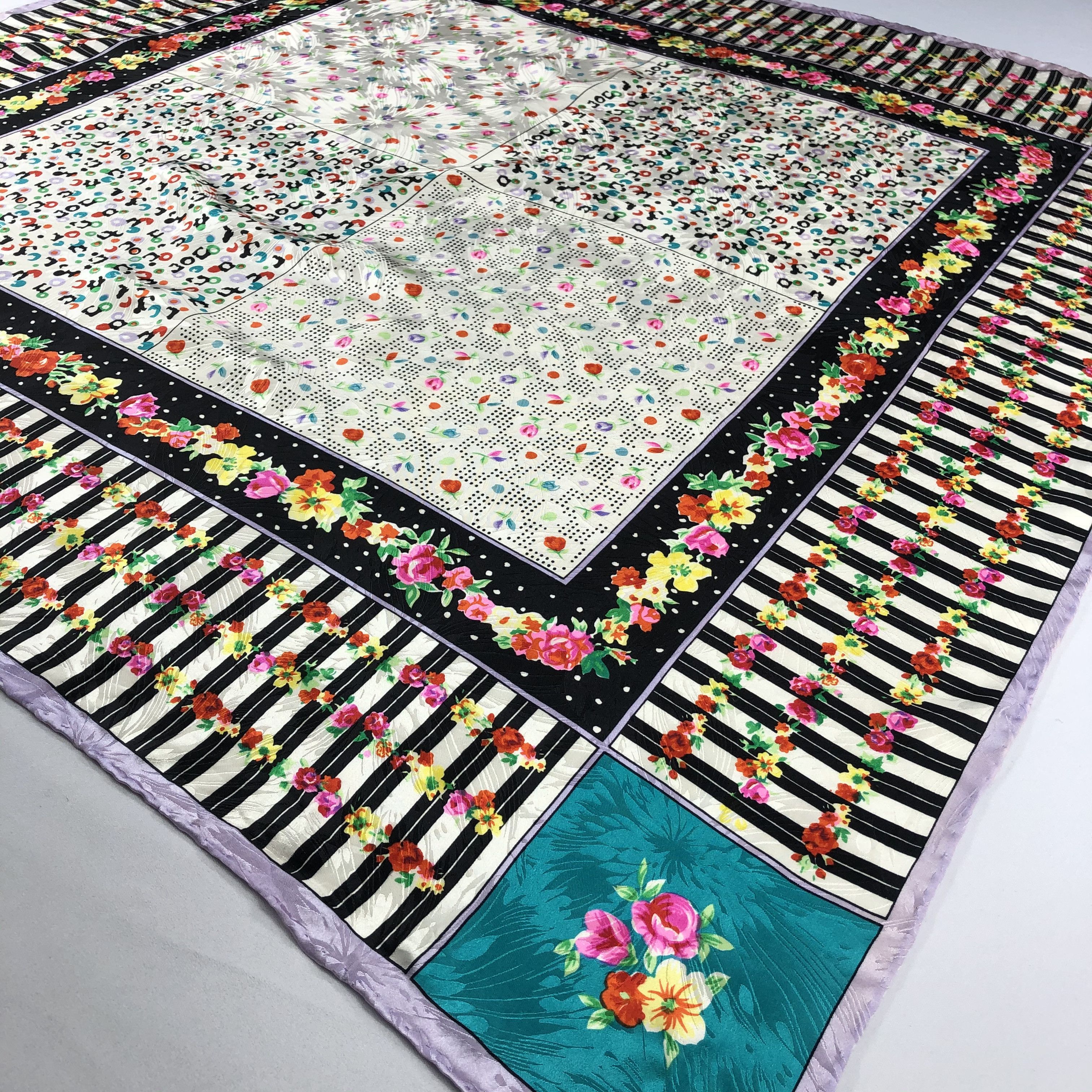 Vintage Vintage Silk Scarf Size ONE SIZE - 3 Thumbnail