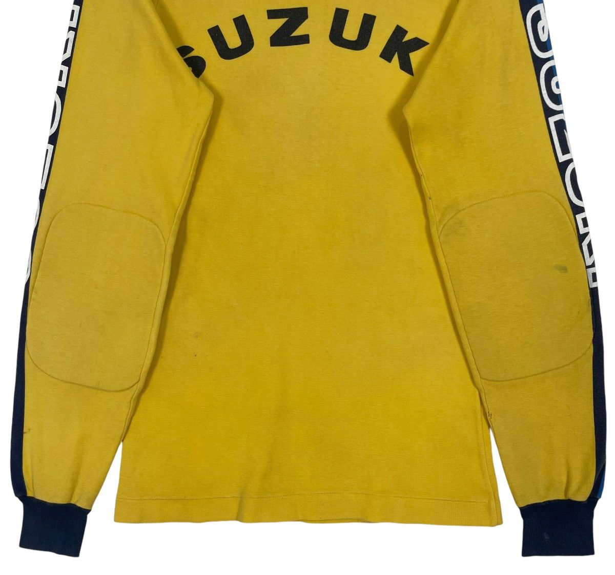 Gear for Sports 80s VINTAGE SUZUKI RACING RIDER SHIRT WITH PADDED ELBOW Size US M / EU 48-50 / 2 - 5 Thumbnail