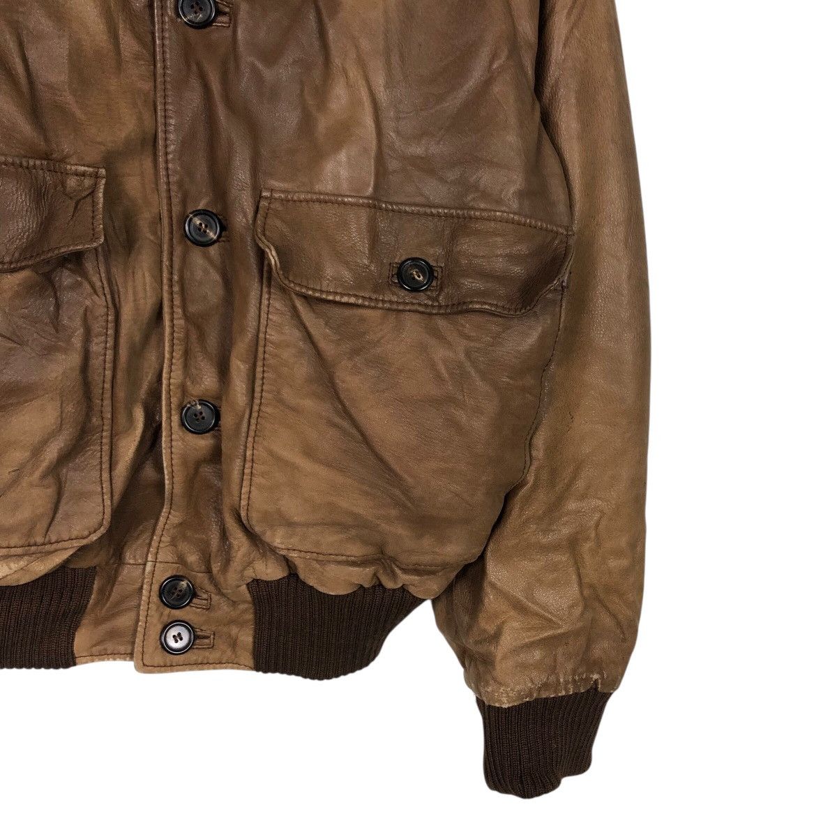 Japanese Brand 📌Vintage Biker Leather Jacket Campanile Blanket Issey Miyake Size US M / EU 48-50 / 2 - 6 Thumbnail
