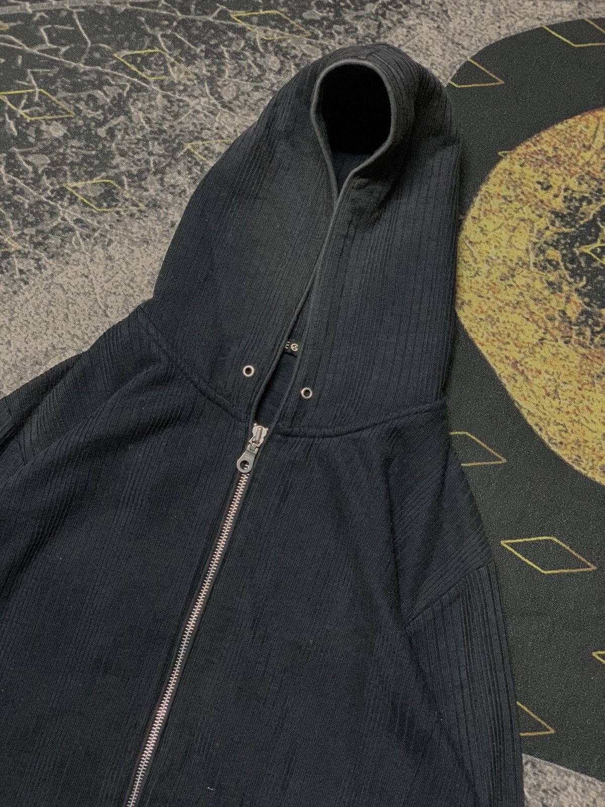 George × Japanese Brand × Le Grande Bleu (L.G.B.) 💥Vintage GEORGE Thermal Zipper Hooded Size US L / EU 52-54 / 3 - 4 Thumbnail