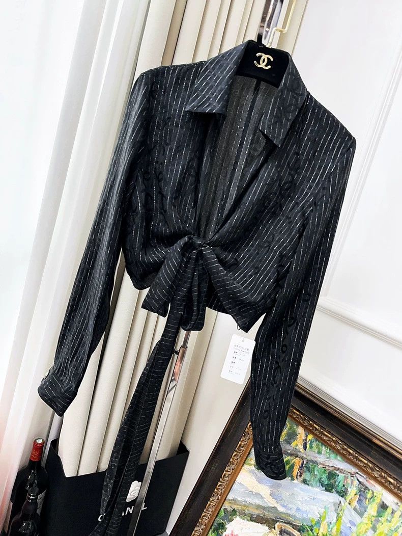 Chanel Chanel 23p spring and summer black dark double C fine glit Size XS / US 0-2 / IT 36-38 - 1 Thumbnail
