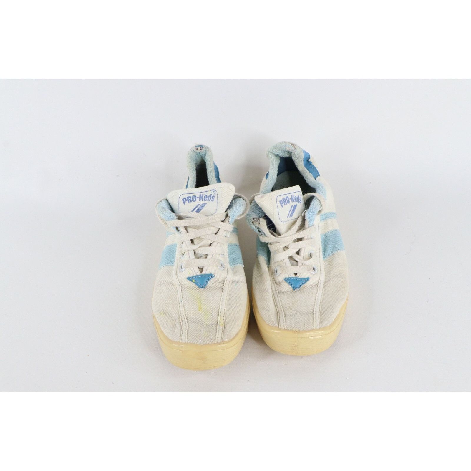 Keds Vintage 80s Pro Keds Distressed Canvas Striped Shoes Size US 6 / IT 36 - 2 Thumbnail