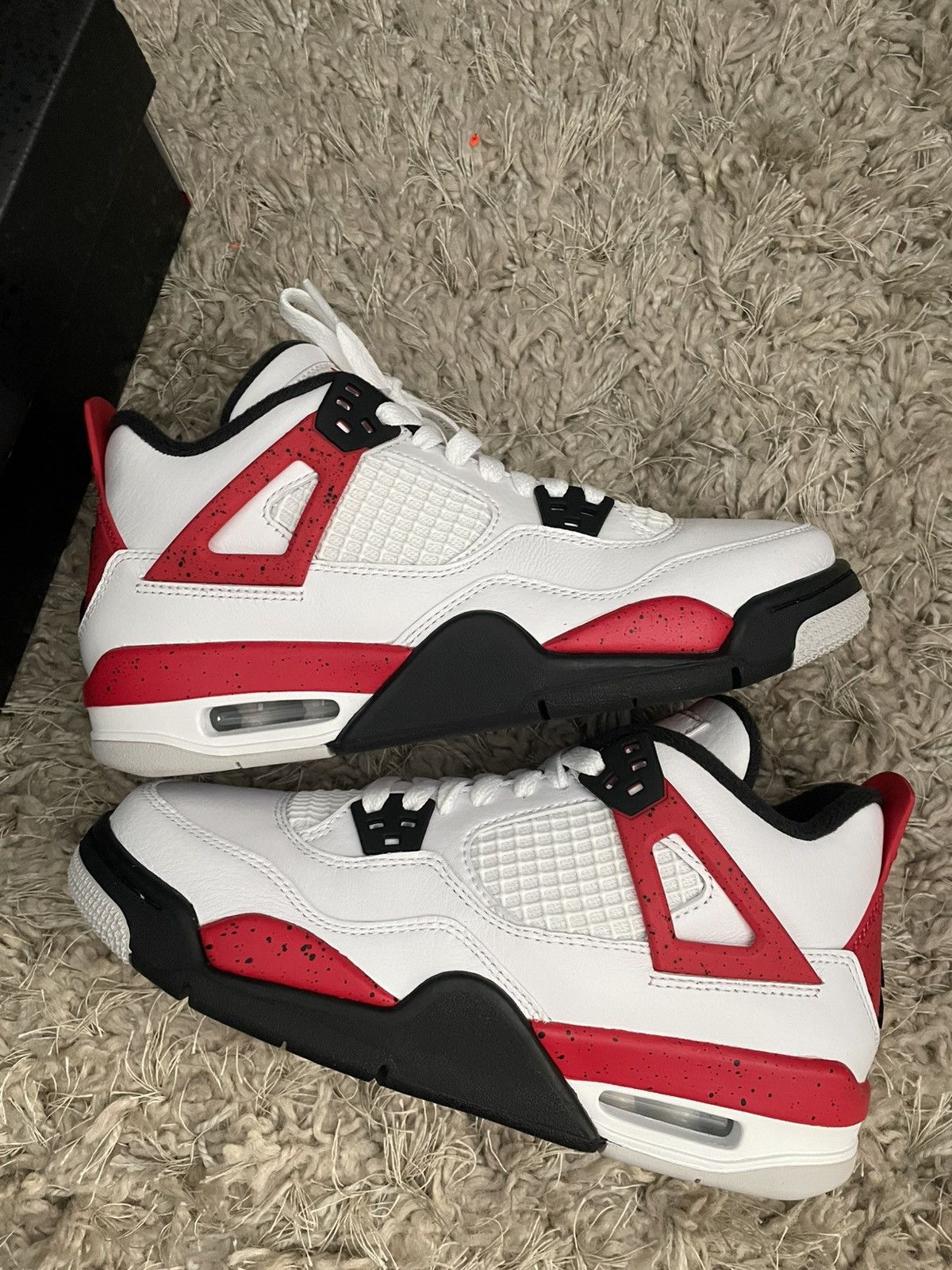 Jordan Brand Jordan 4 Red Cement Size US 5 / EU 37 - 2 Thumbnail