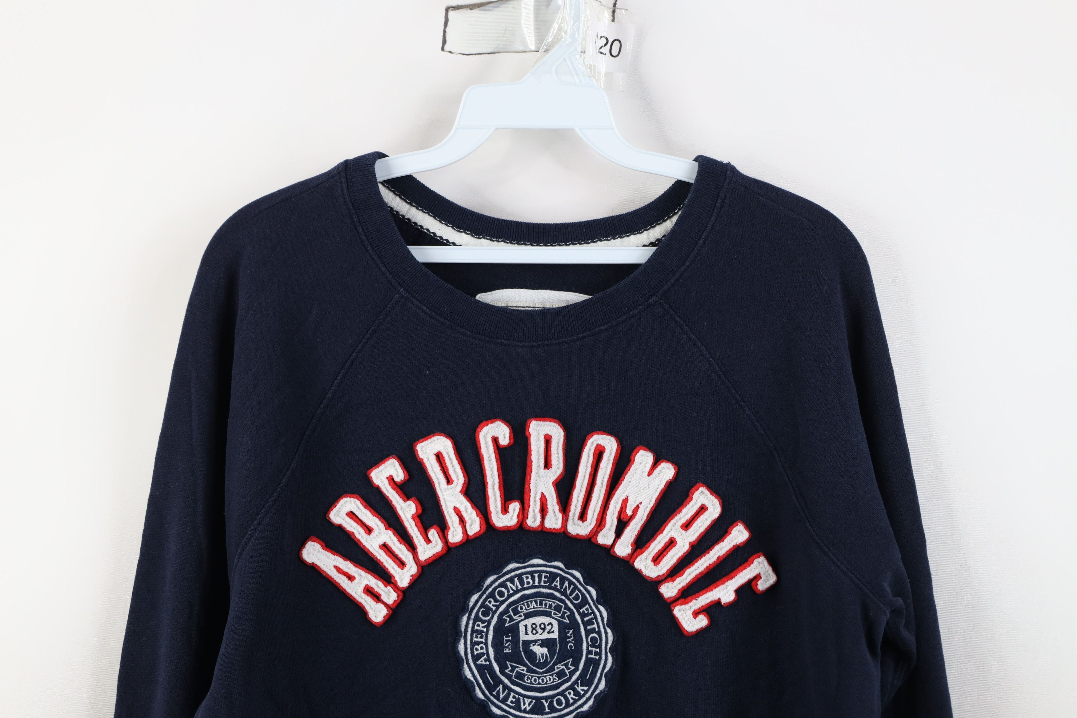 Abercrombie & Fitch Vintage 90s Y2K Abercrombie & Fitch Crewneck Sweatshirt Blue Size XL / US 12-14 / IT 48-50 - 2 Thumbnail