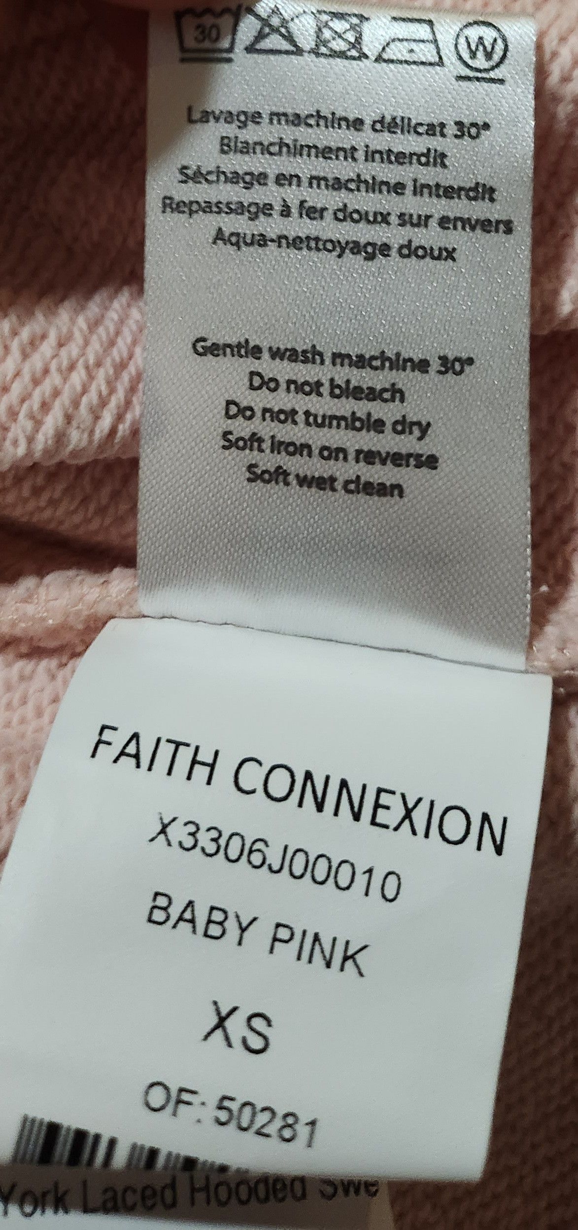 Faith Connexion New York Lace Zip Up Hoodie Size US XS / EU 42 / 0 - 4 Thumbnail