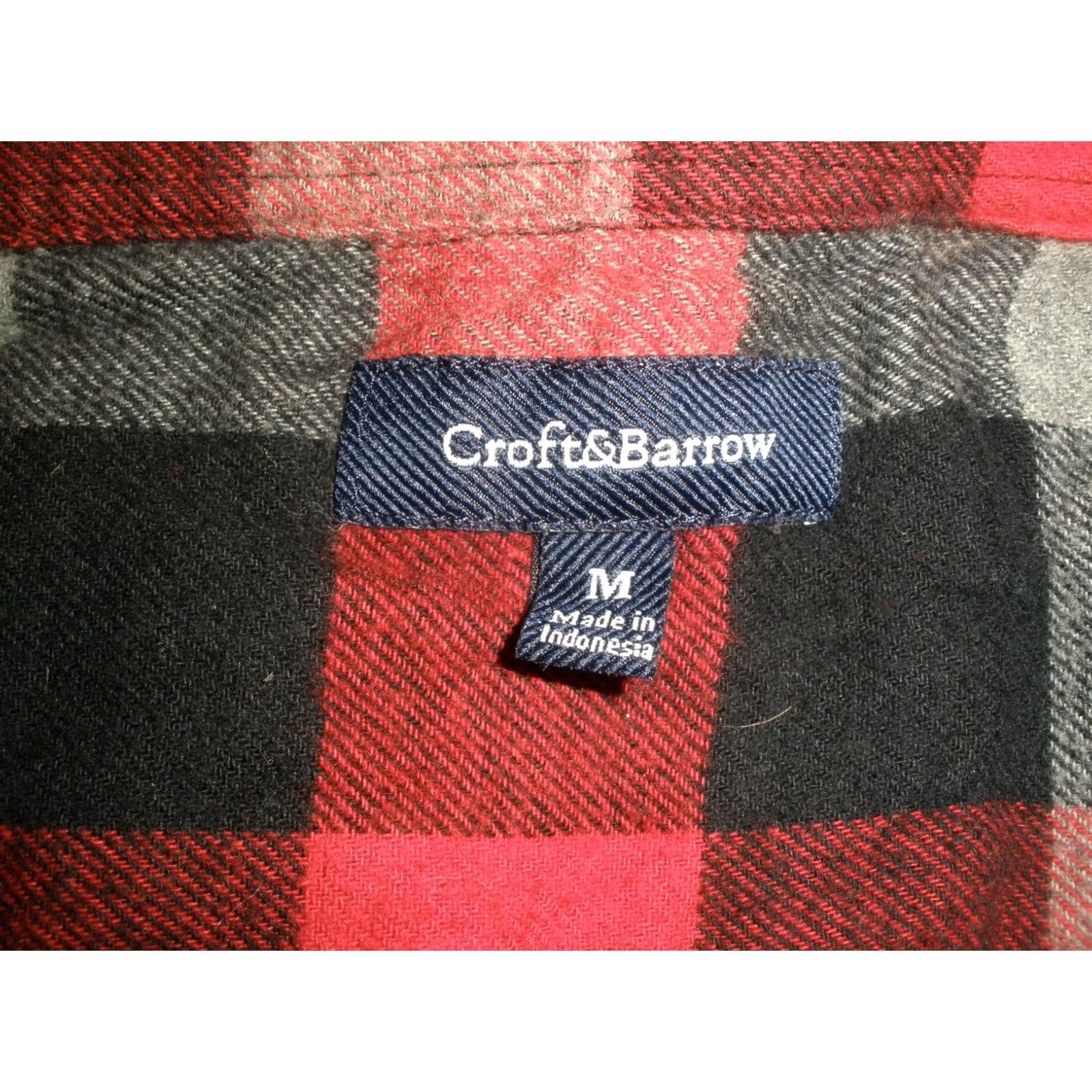 Croft & Barrow Croft & Barrow Lightweight Plaid Shirt Long Sleeve Button-Up Shirt M Mens Multicolor Casual, Workwear, All Seasons Size US M / EU 48-50 / 2 - 4 Thumbnail