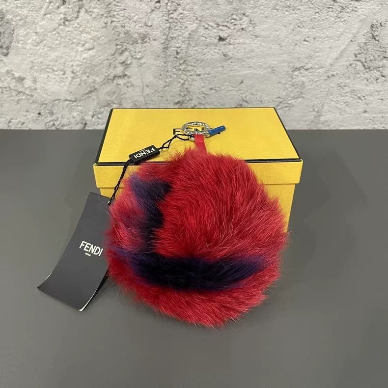Fendi Fendi Keychain With Fur Pom Pom Size ONE SIZE - 2 Thumbnail