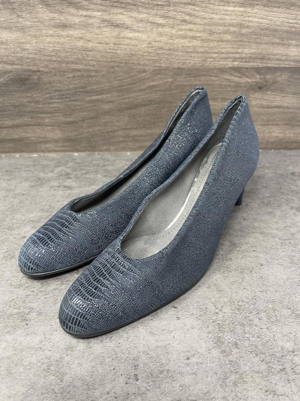 Stuart Weitzman Stuart Weitzman Shoes Womens Size 7.5 Dark Blue Size US 7.5 / IT 37.5 - 2 Thumbnail