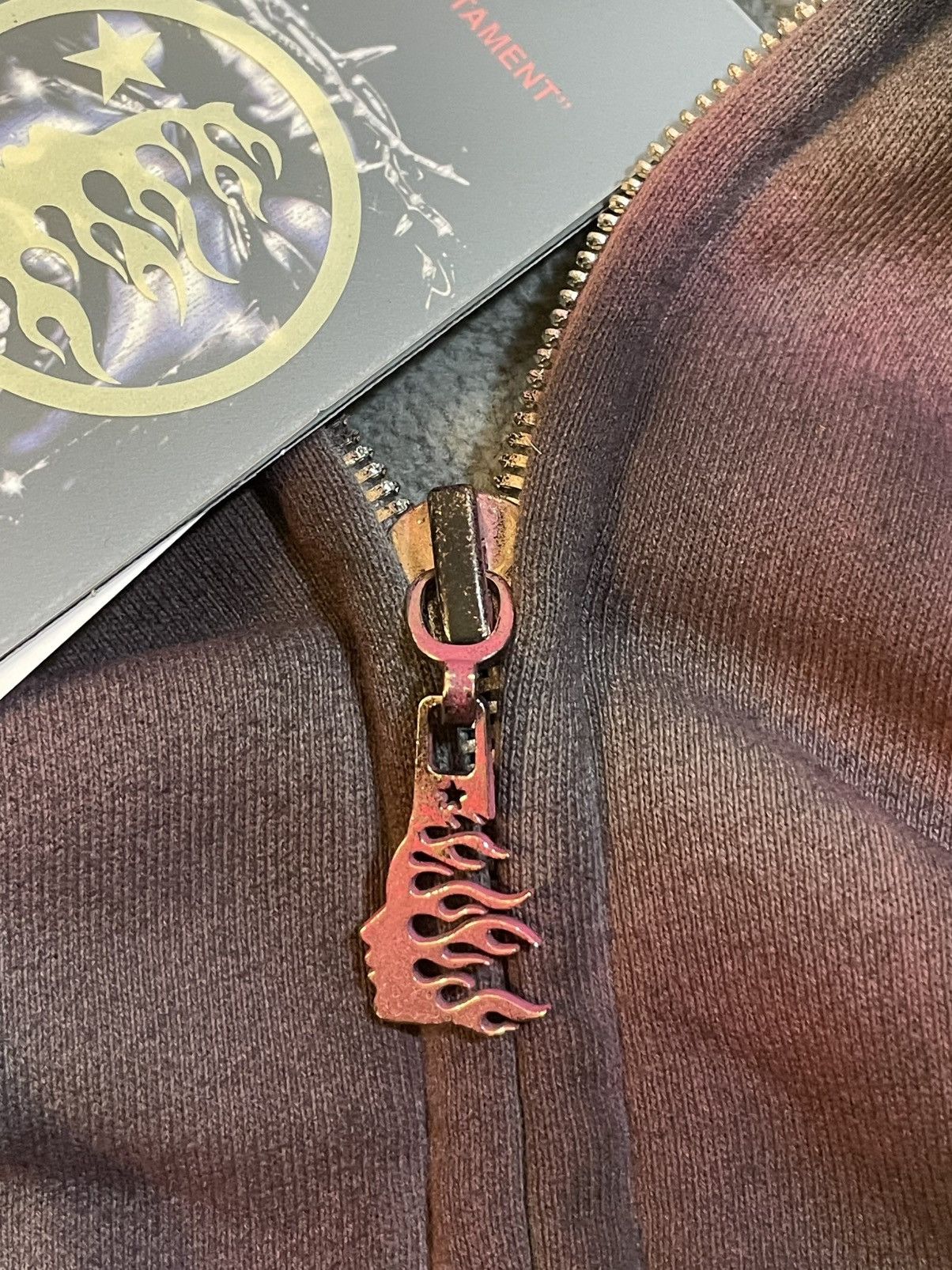 HELLSTAR Hellstar Airbrushed Zip Up Hoodie - Pink Classic Logo Size US M / EU 48-50 / 2 - 6 Thumbnail
