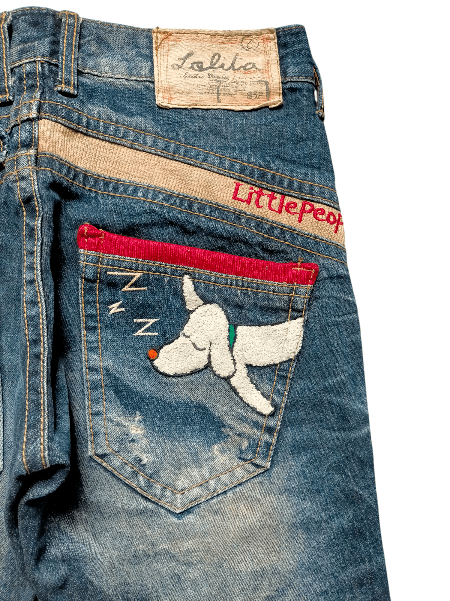 Hysteric Glamour 🔥Rare Yoshitomo Nara Lolita Jeans Size US 32 / EU 48 - 5 Thumbnail