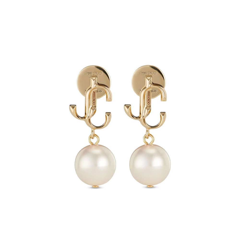 Jimmy Choo Jimmy Choo GOLD Earrings Size ONE SIZE - 1 Thumbnail