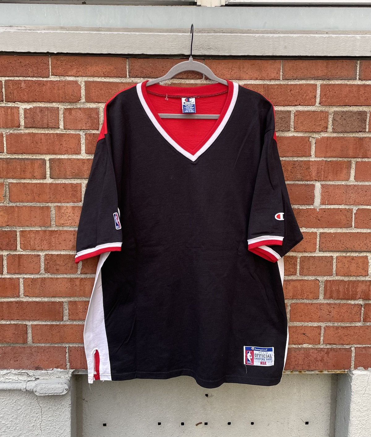 Champion Champion Chicago Bulls Shooting Jersey Vintage NBA 1995-96 Size US XL / EU 56 / 4 - 2 Thumbnail