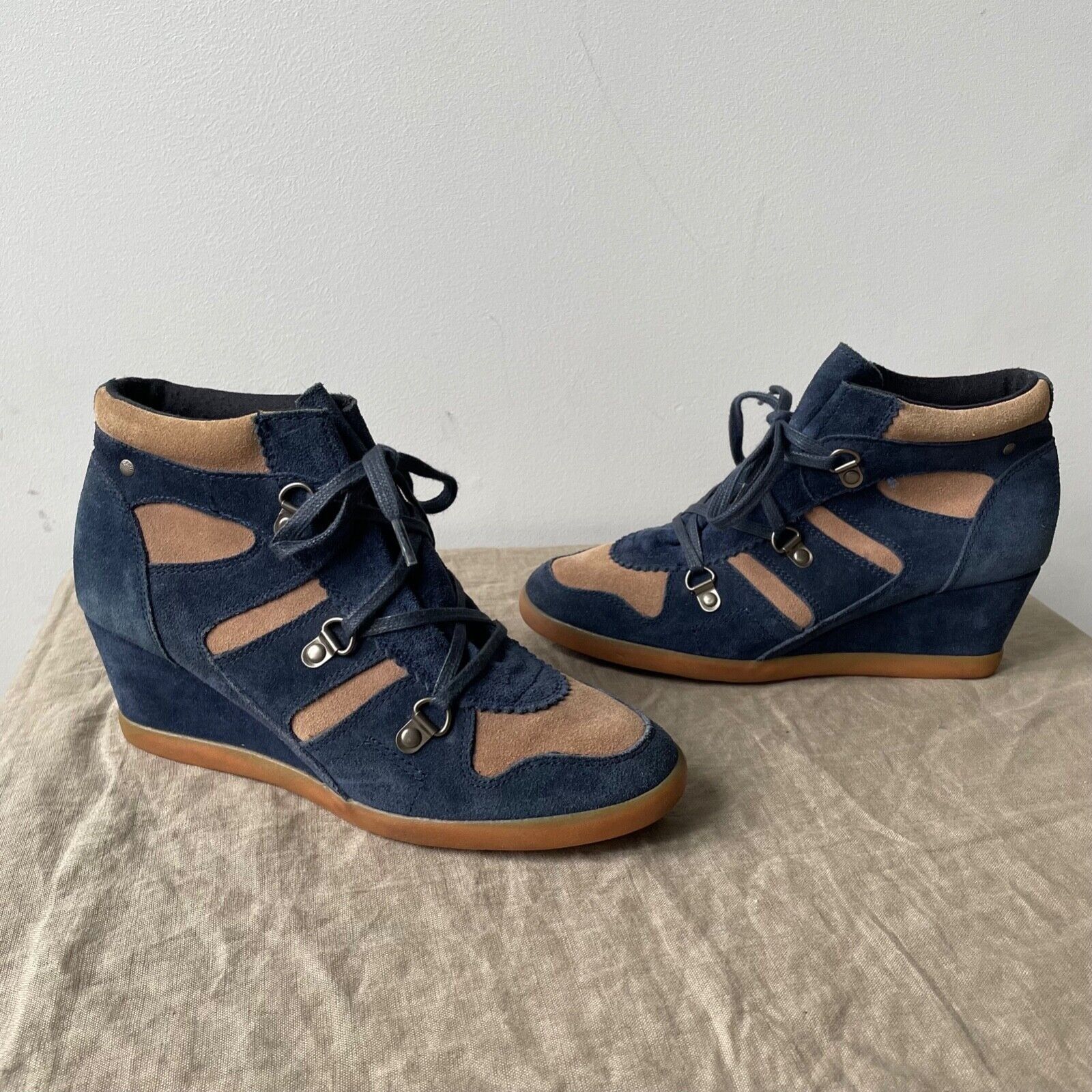 Esprit Esprit Y2K Vintage Wedge Sneaker Shoes 8512AC Size US 9.5 / IT 39.5 - 1 Thumbnail