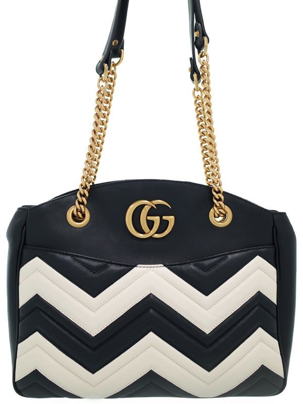 image of Gucci GG Marmont Chain Tote Bag Shoulder Bag, Women's
