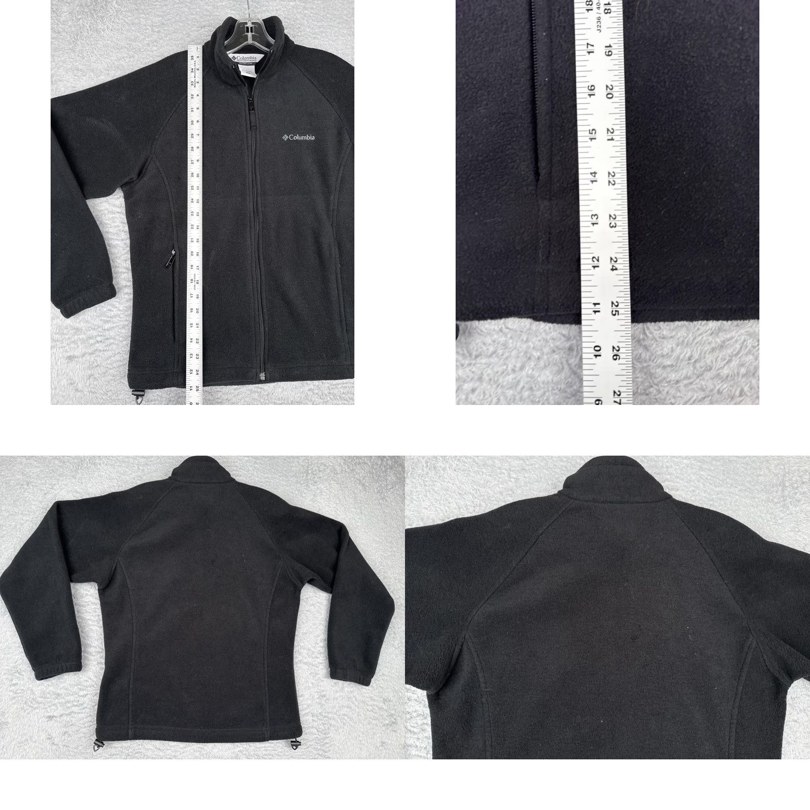 Vintage Columbia Fleece Jacket Womens Small Black Full Zip Outdoor Hiking Warm Casual Size S / US 4 / IT 40 - 9 Thumbnail