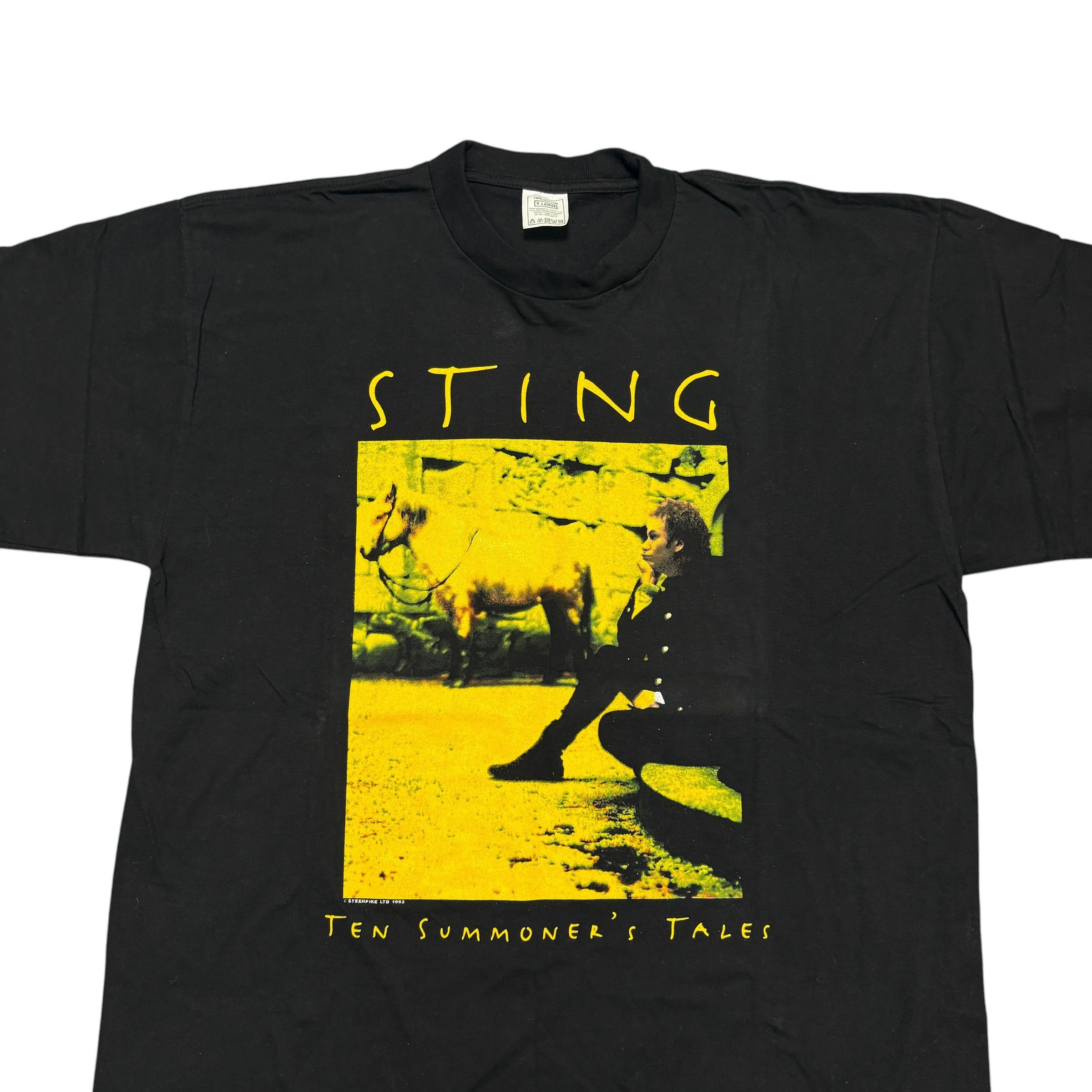Band Tees Vintage Sting Shirt 90s Tour Concert Merch Rock Band Tee Size US XL / EU 56 / 4 - 3 Thumbnail