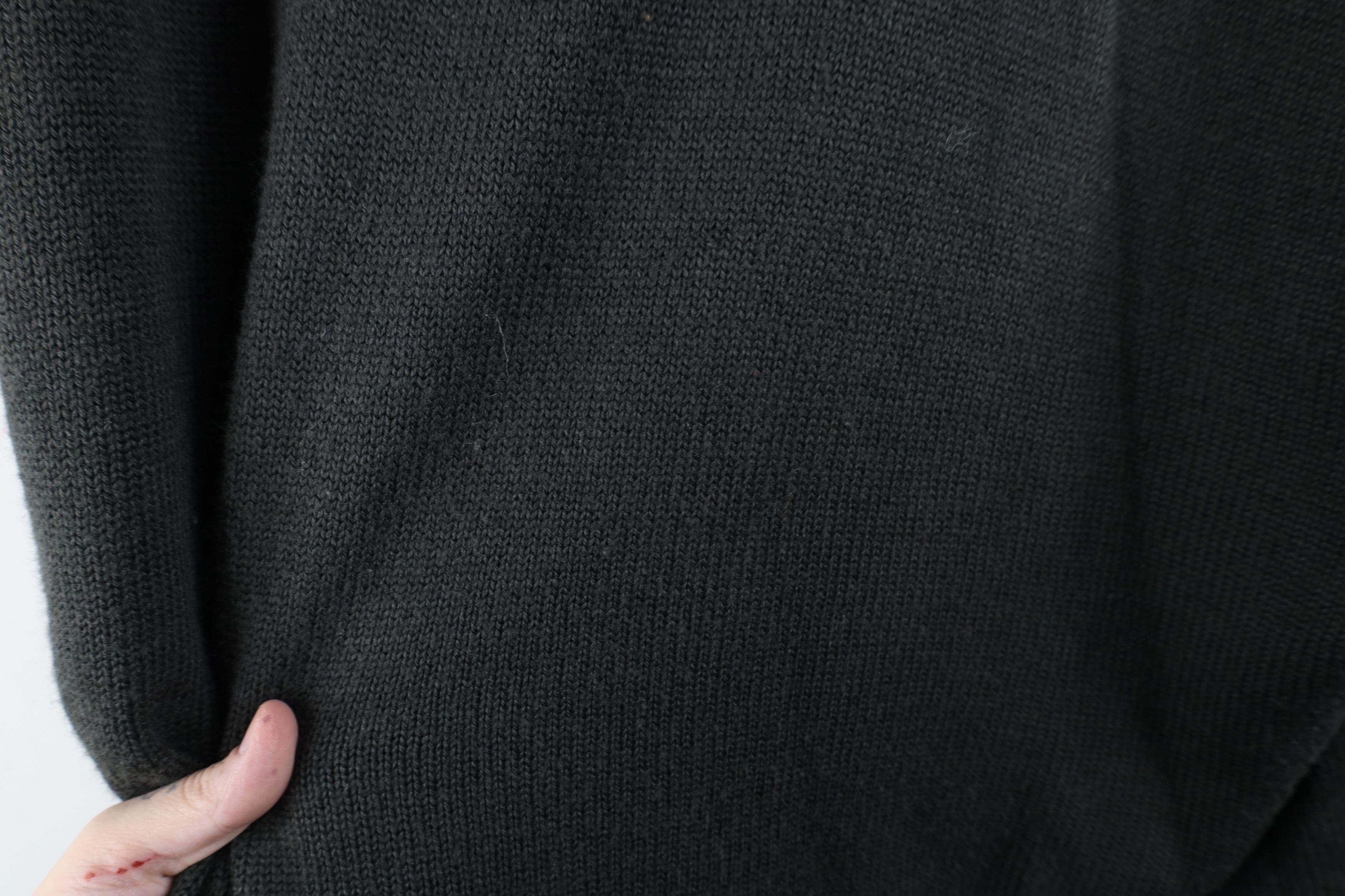 Vintage Vintage 90s Y2K Streetwear Fit Knit Mock Neck Sweater Gray Size US XXL / EU 58 / 5 - 7 Thumbnail