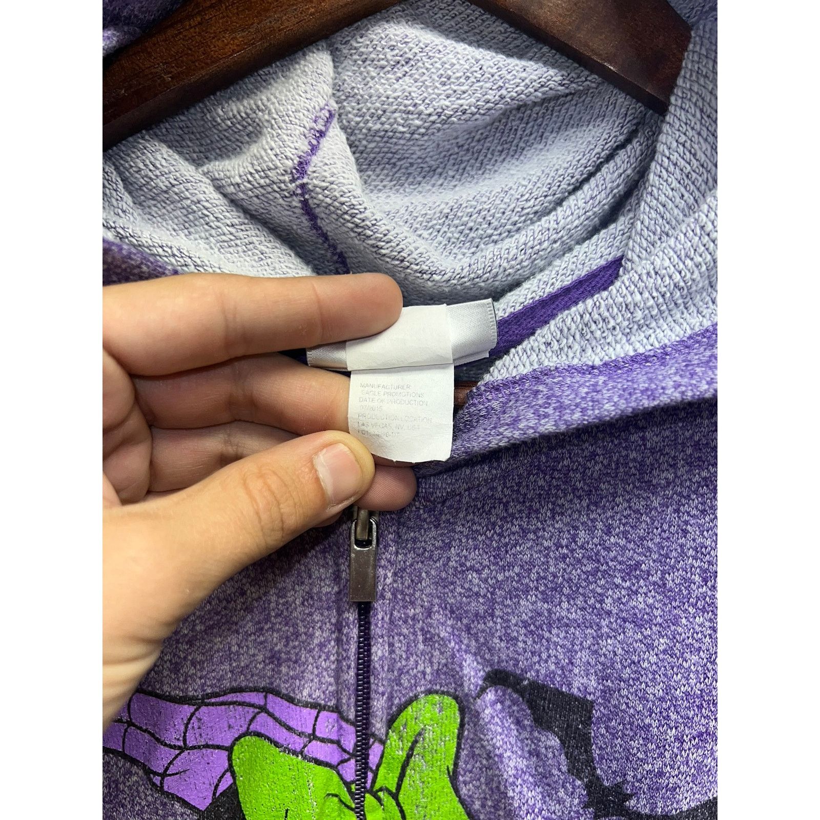 Vintage Womens Disney Parks Halloween Hoodie Zip Up Walt World Large Size L / US 10 / IT 46 - 8 Thumbnail