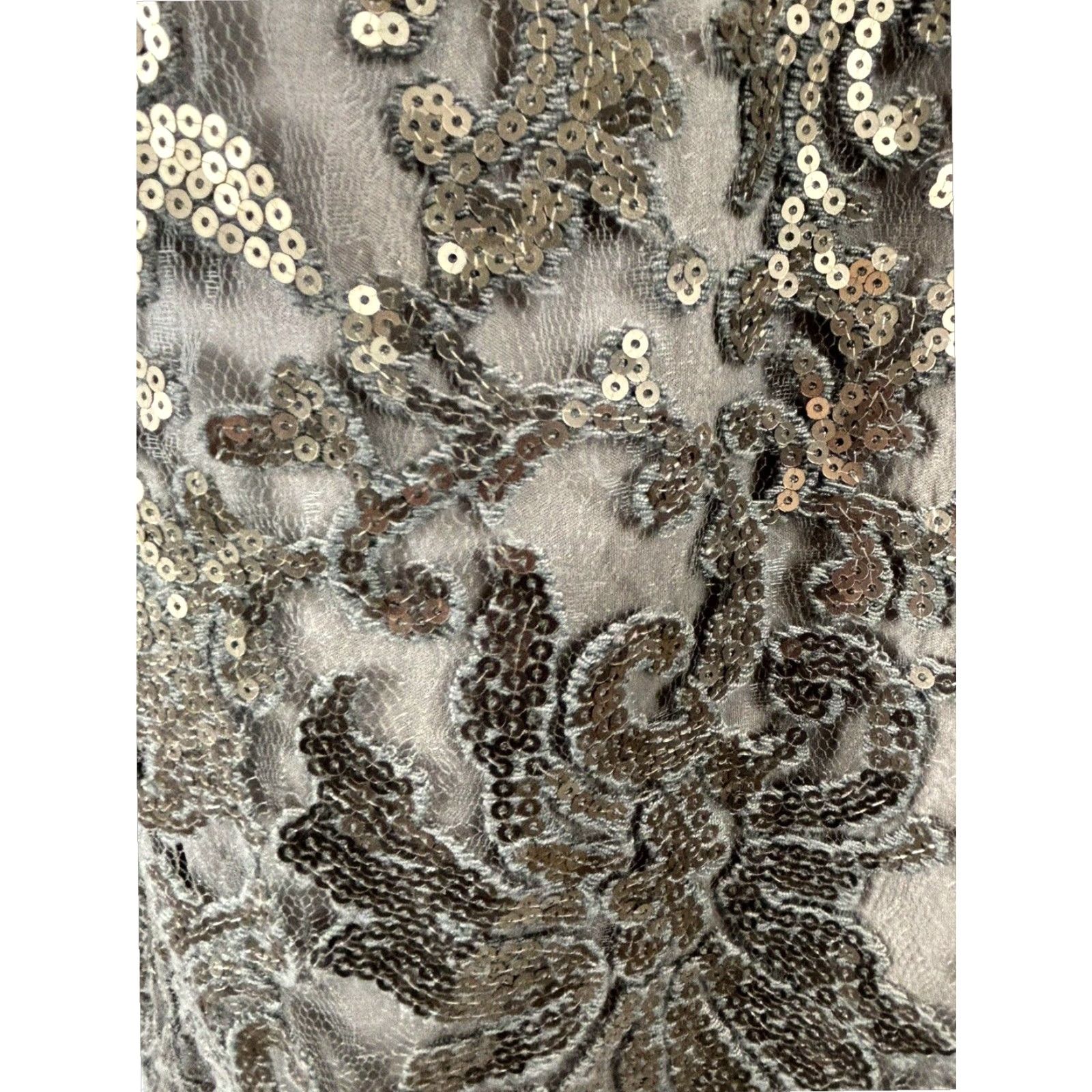 Tadashi Shoji Tadashi Shoji Sequin Lace Cocktail Dress, Gold, Size 16, Womens Size XXL / US 16-18 / IT 52-54 - 7 Thumbnail