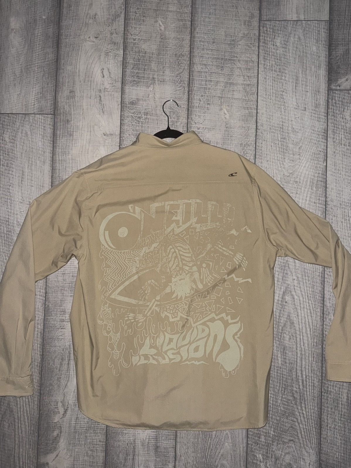 O'Neill Oneil Glow In The Dark ✳️ Liquid Illusions Button Up Size US XL / EU 56 / 4 - 1 Thumbnail