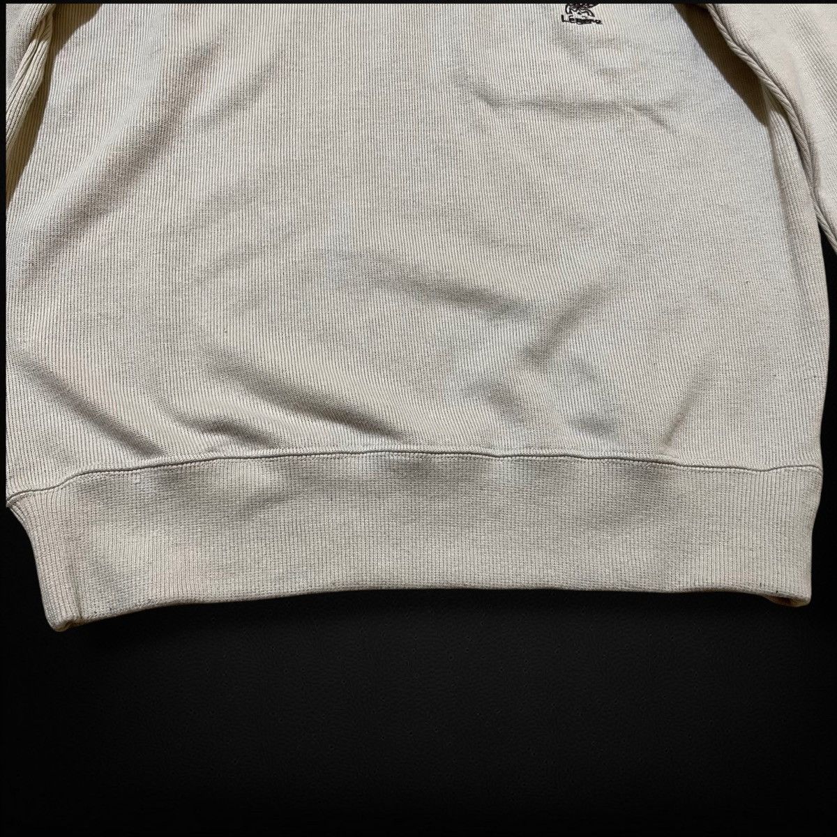 MCM Vintage 90s MCM Légère Quarter-Zip Ribbed Sweatshirt Size US S / EU 44-46 / 1 - 7 Thumbnail