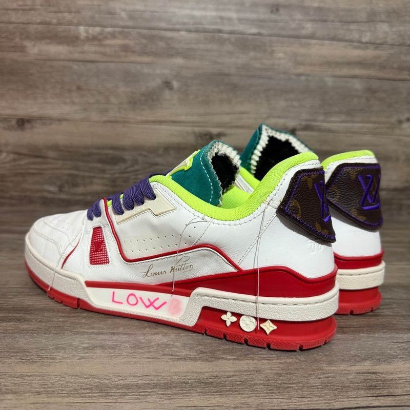 Louis Vuitton Louis Vuitton Upcycling Trainer Low Top Sneakers -2508 Size US 8 / EU 41 - 8 Thumbnail