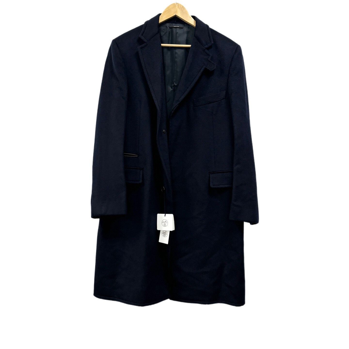 Hermes Hermes Deep Blue Coat for Elegant Style Size US L / EU 52-54 / 3 - 1 Thumbnail