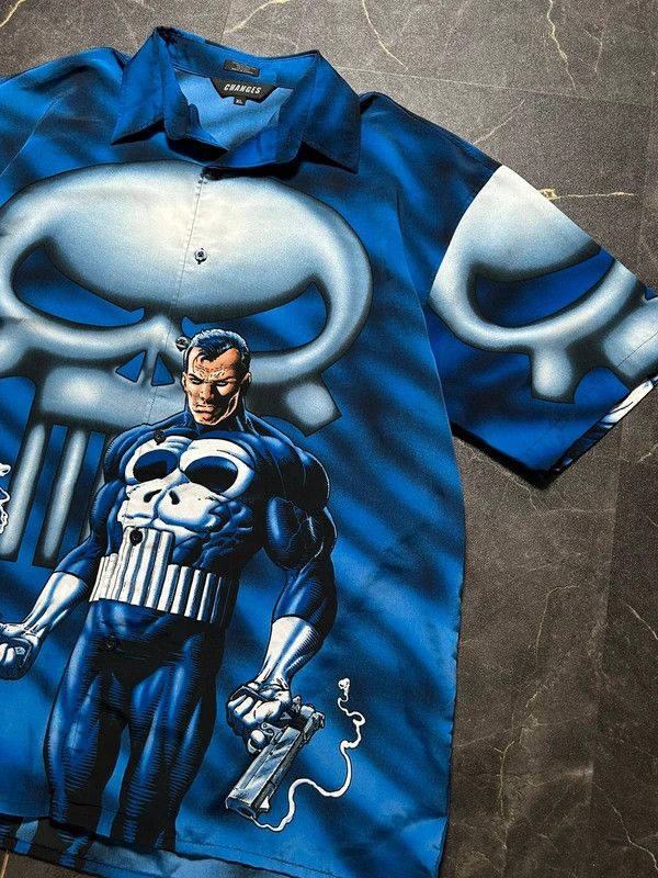 Marvel Comics Marvel Punisher 2002 Lincense Vintage retro 00s Size US XL / EU 56 / 4 - 1 Thumbnail