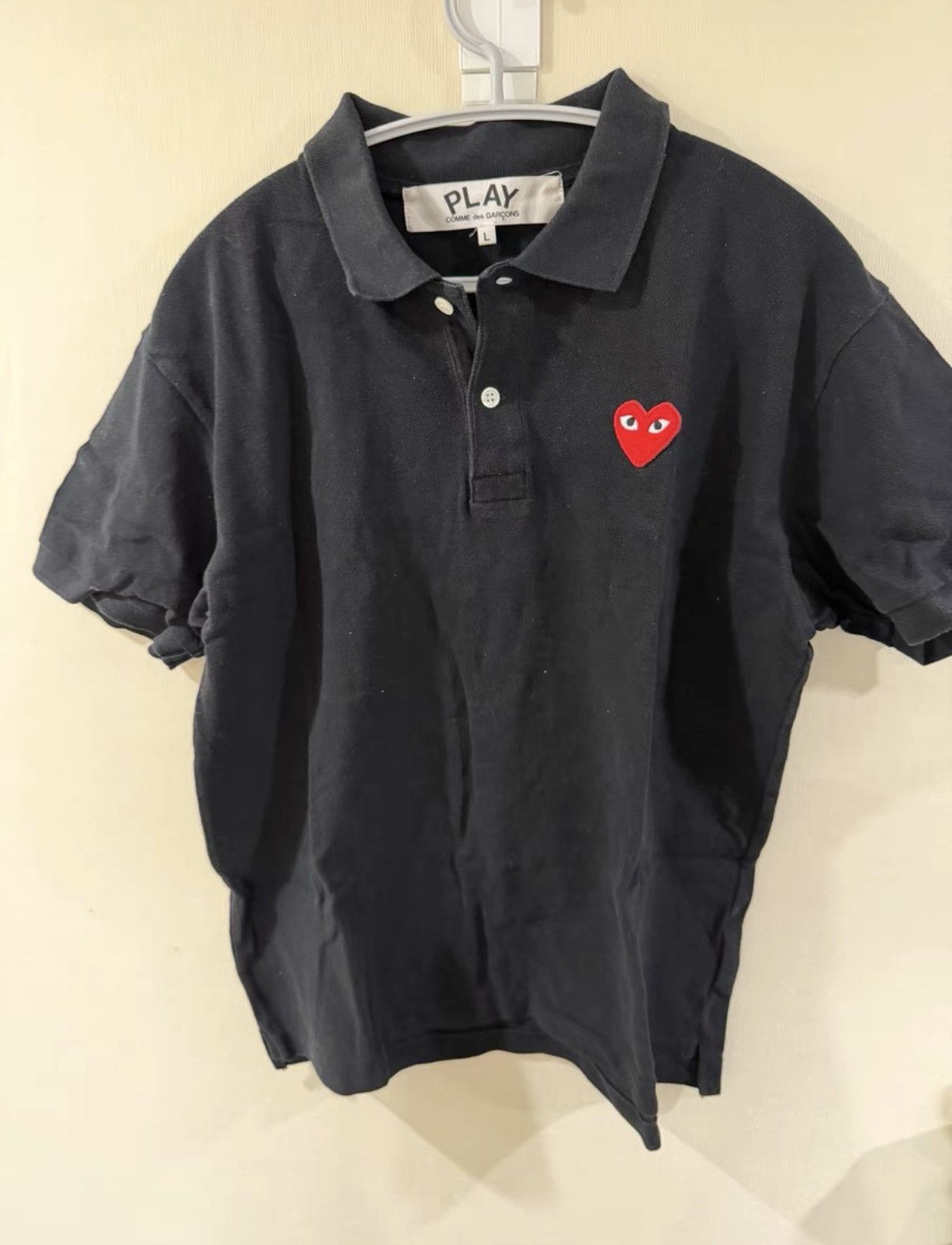 Comme des Garcons Comme des Garçons (CDG) Short Sleeve Polo Shirt Size L / US 10 / IT 46 - 1 Thumbnail