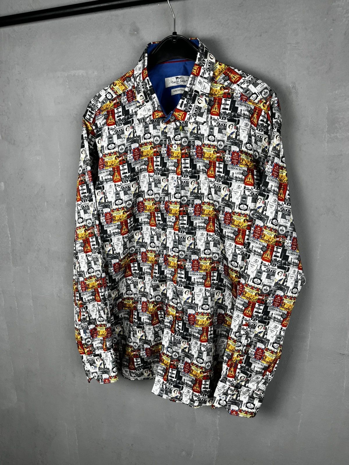 Other Claudio lugli London button shirt Size US XL / EU 56 / 4 - 4 Thumbnail