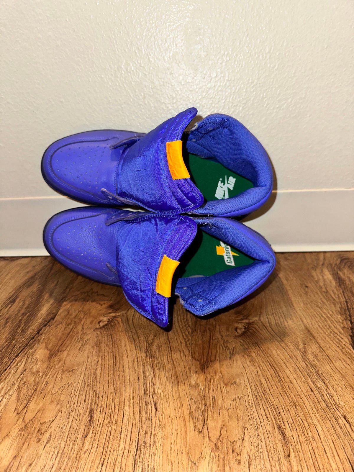 Nike Jordan 1 Retro High Gatorade Rush Violet Size US 11 / EU 44 - 7 Thumbnail