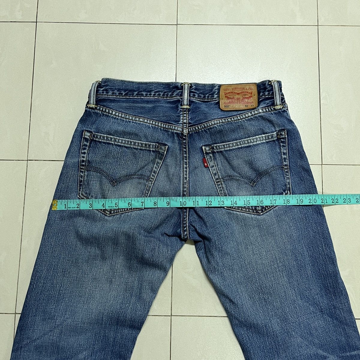 Jean × Levi's × Levi's Vintage Clothing Vintage Levis 502 Distressed Jeans Size US 31 - 20 Thumbnail