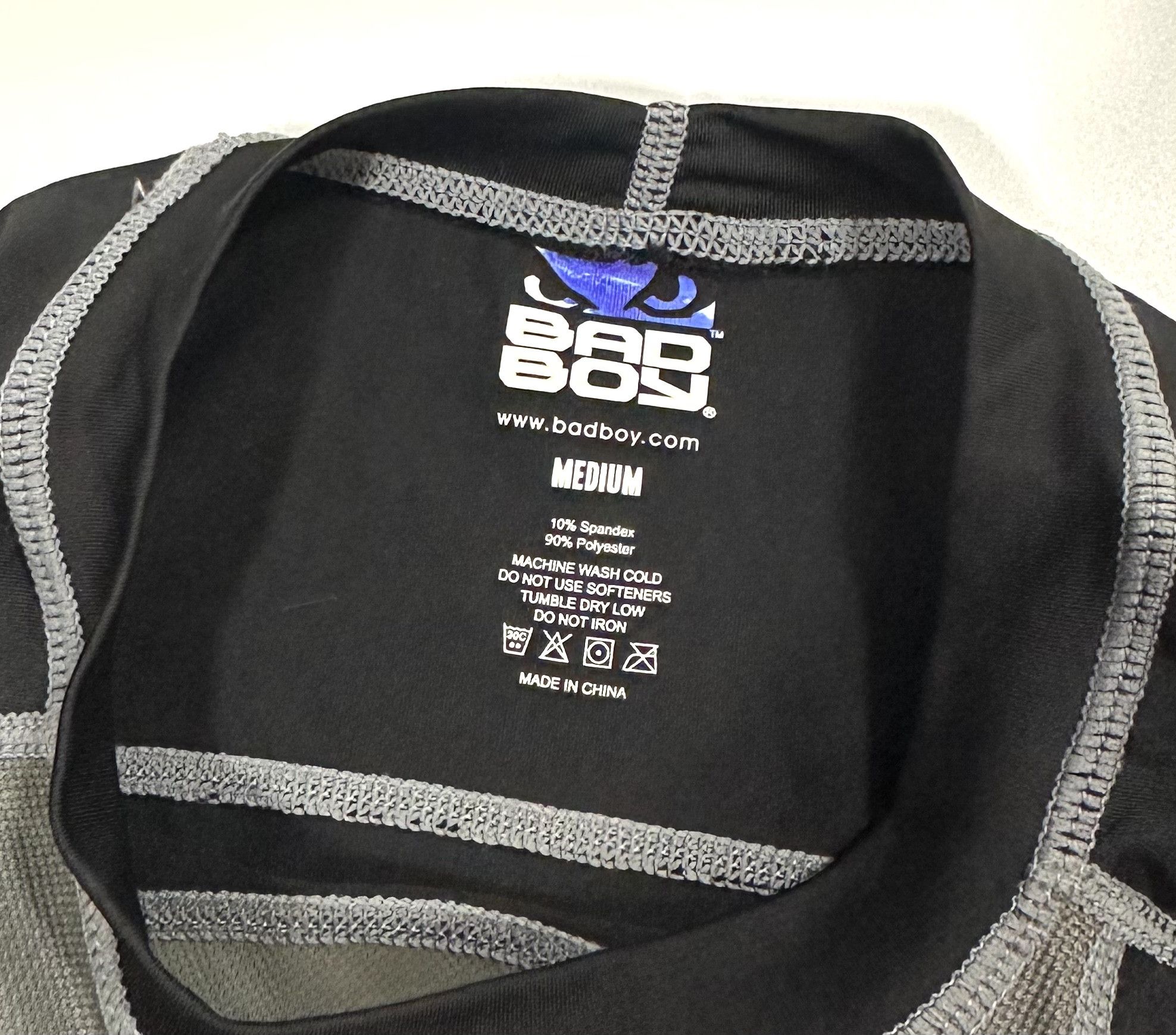 UFC Bad Boy Sphere Compression Top Rash Guard Mens M Black Size US M / EU 48-50 / 2 - 6 Thumbnail