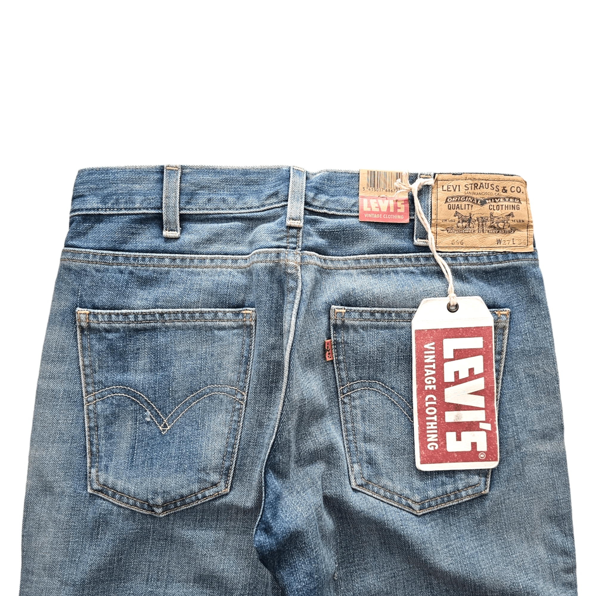 Levi's Vintage Clothing NWT Levi's Vintage Clothing 1960's 646 Flare W27L34 Big E Size 27" / US 4 / IT 40 - 7 Thumbnail