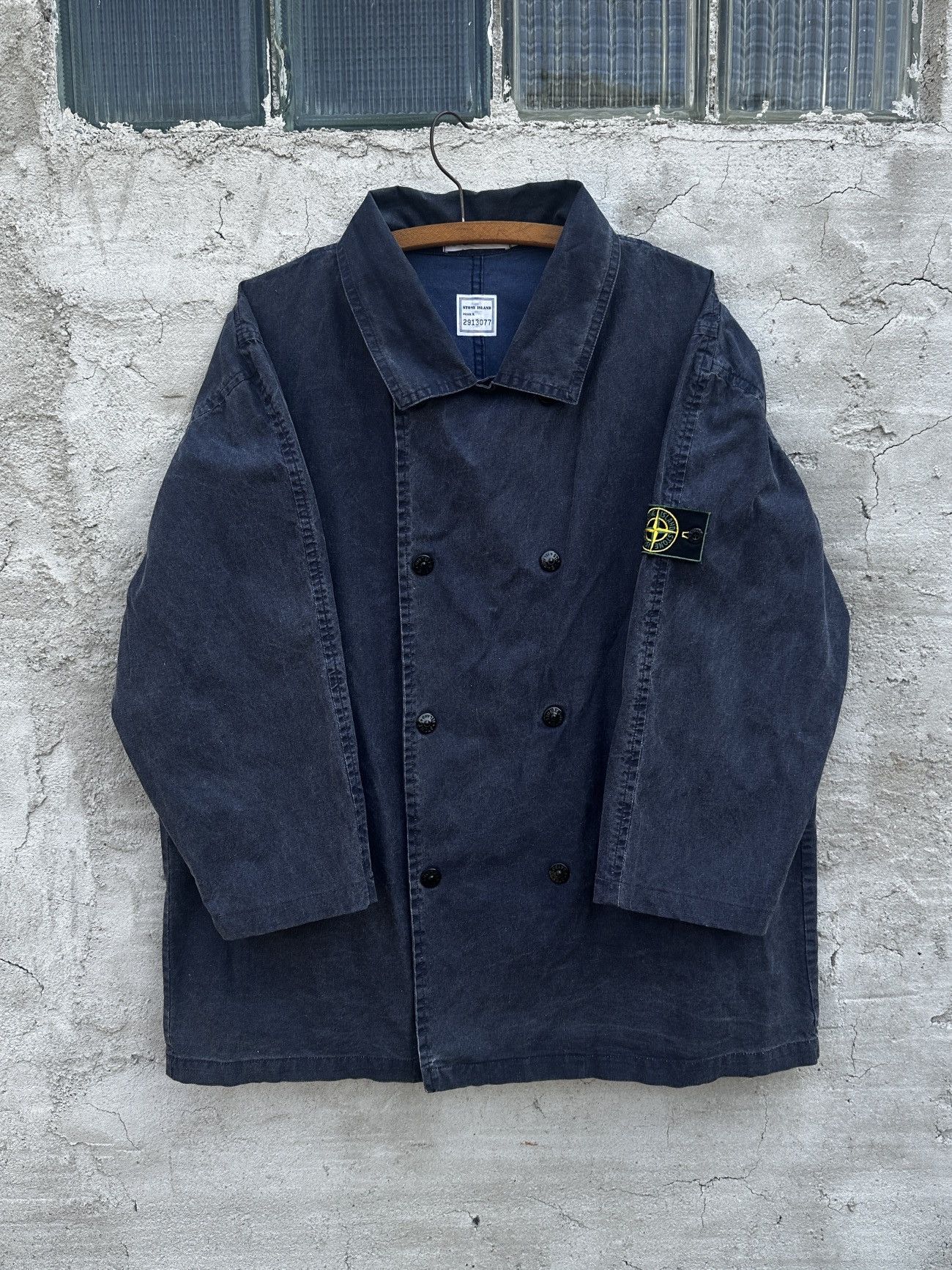 Vintage 1994 Stone Island Double Breasted Tela Stella Coat