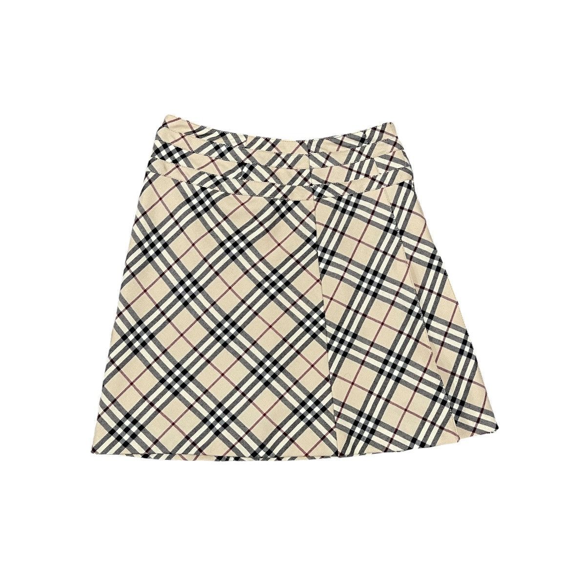 Burberry Vintage Burberry Blue Label Nova Check Wool Pleated Skirt Size 25" / US 0 / IT 36 - 7 Thumbnail