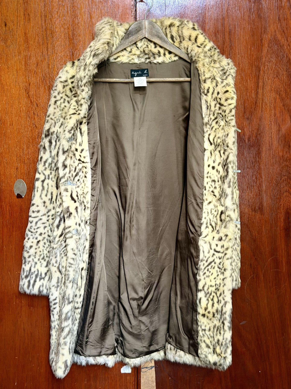 agnes b. vintage faux fur coat by French fashion designer Agnes b. Size XS / US 0-2 / IT 36-38 - 7 Thumbnail
