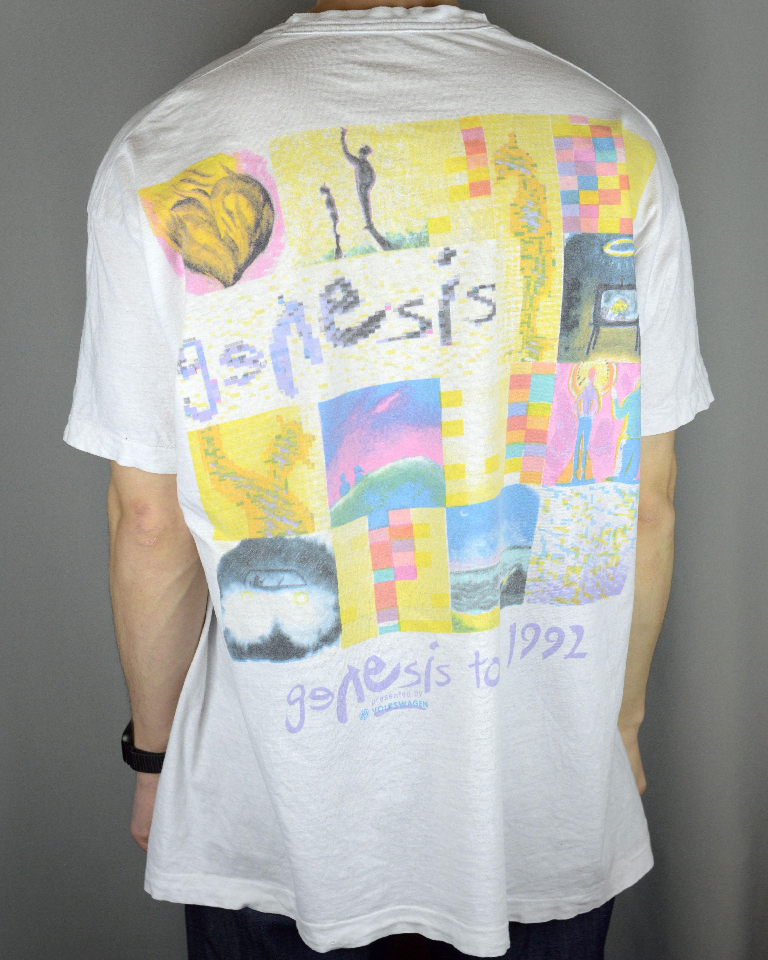 Band Tees × Vintage Vintage Genesis 1992 tour t shirt Size US XL / EU 56 / 4 - 2 Thumbnail