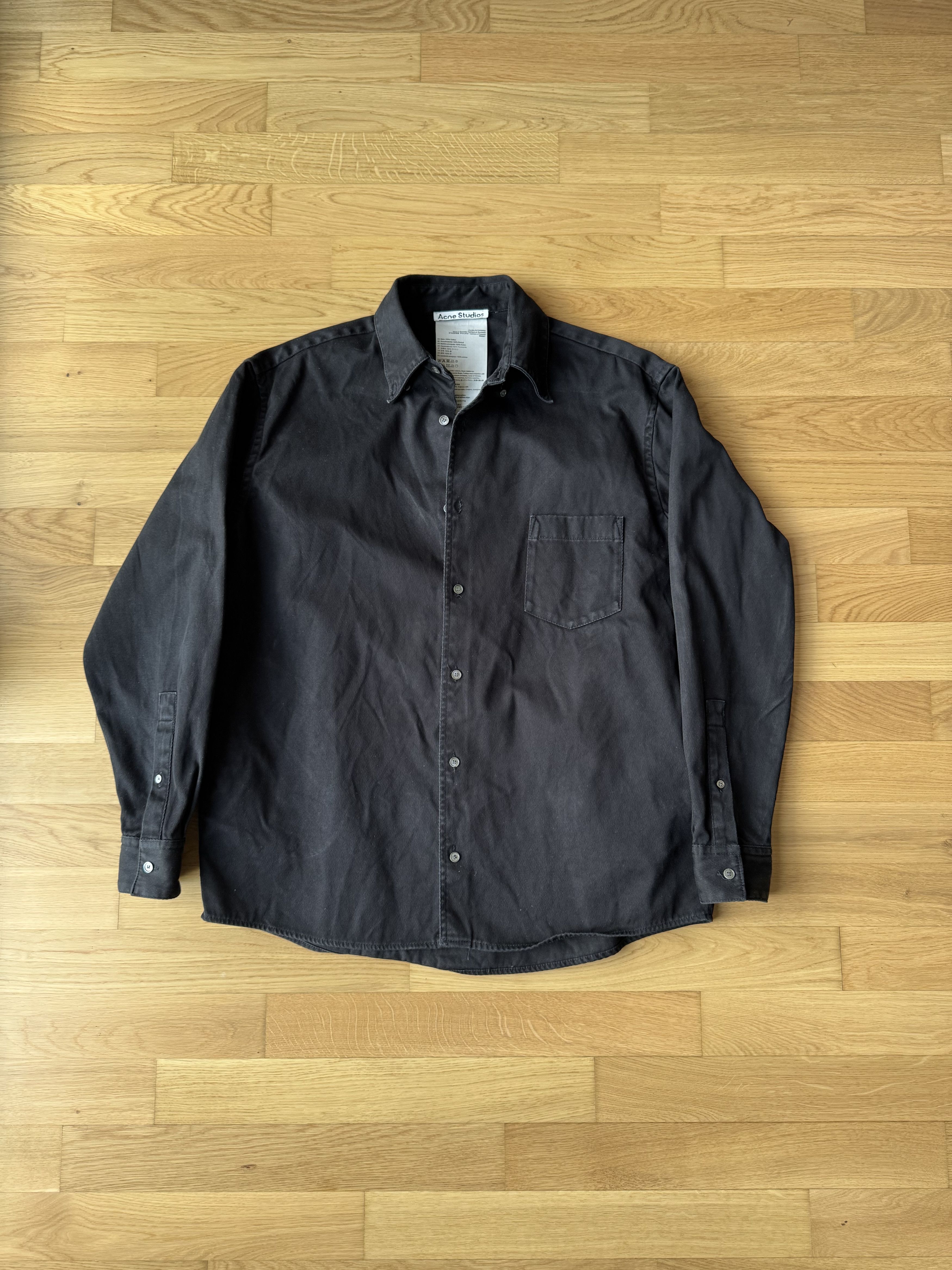 Acne Studios Acne Studios Odrox Cotton Twill Overshirt Size US S / EU 44-46 / 1 - 4 Thumbnail