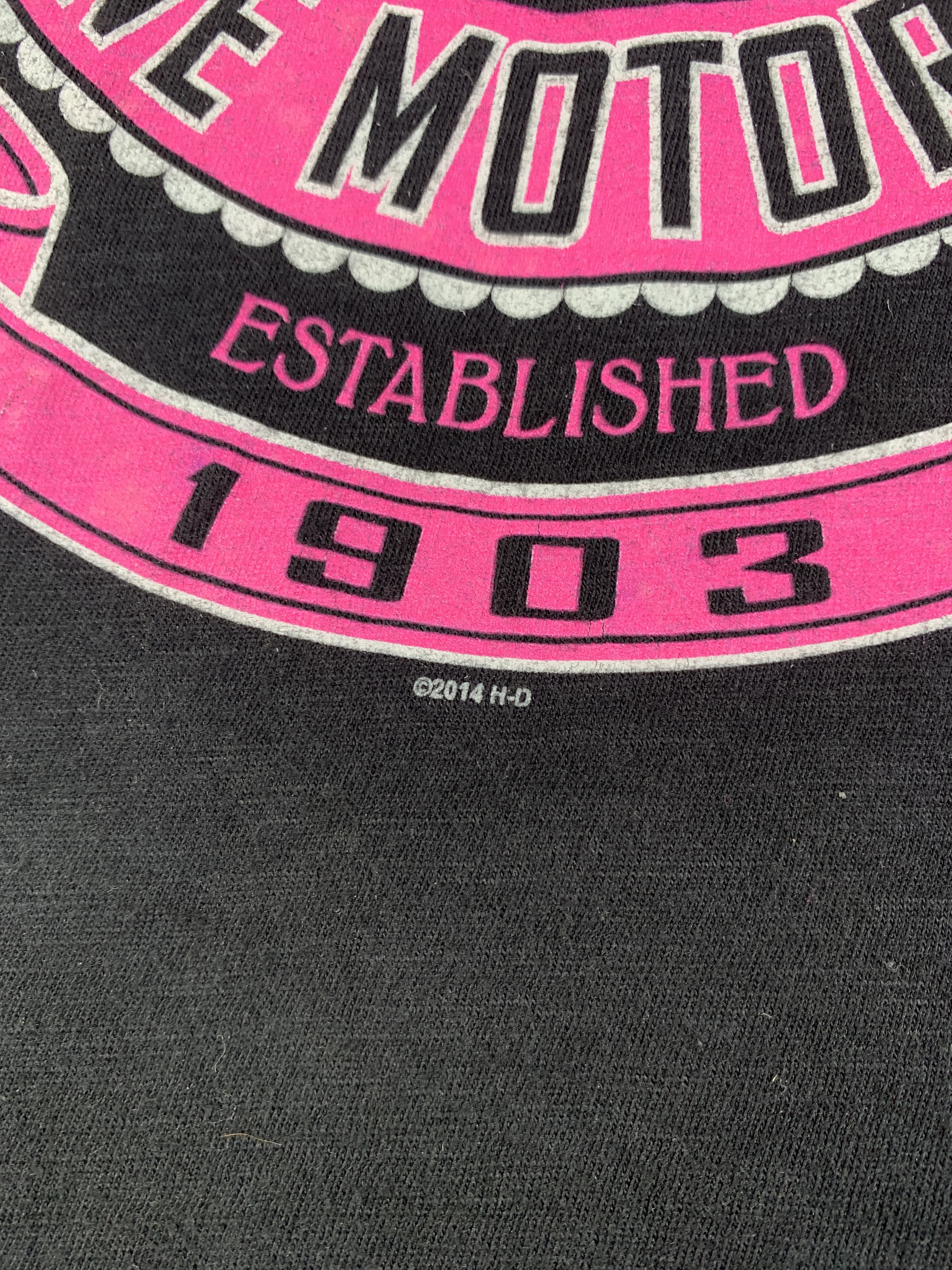 Harley Davidson 2014 Harley Davidson El Paso TEXAS Raglan Tee (L) Size L / US 10 / IT 46 - 6 Thumbnail