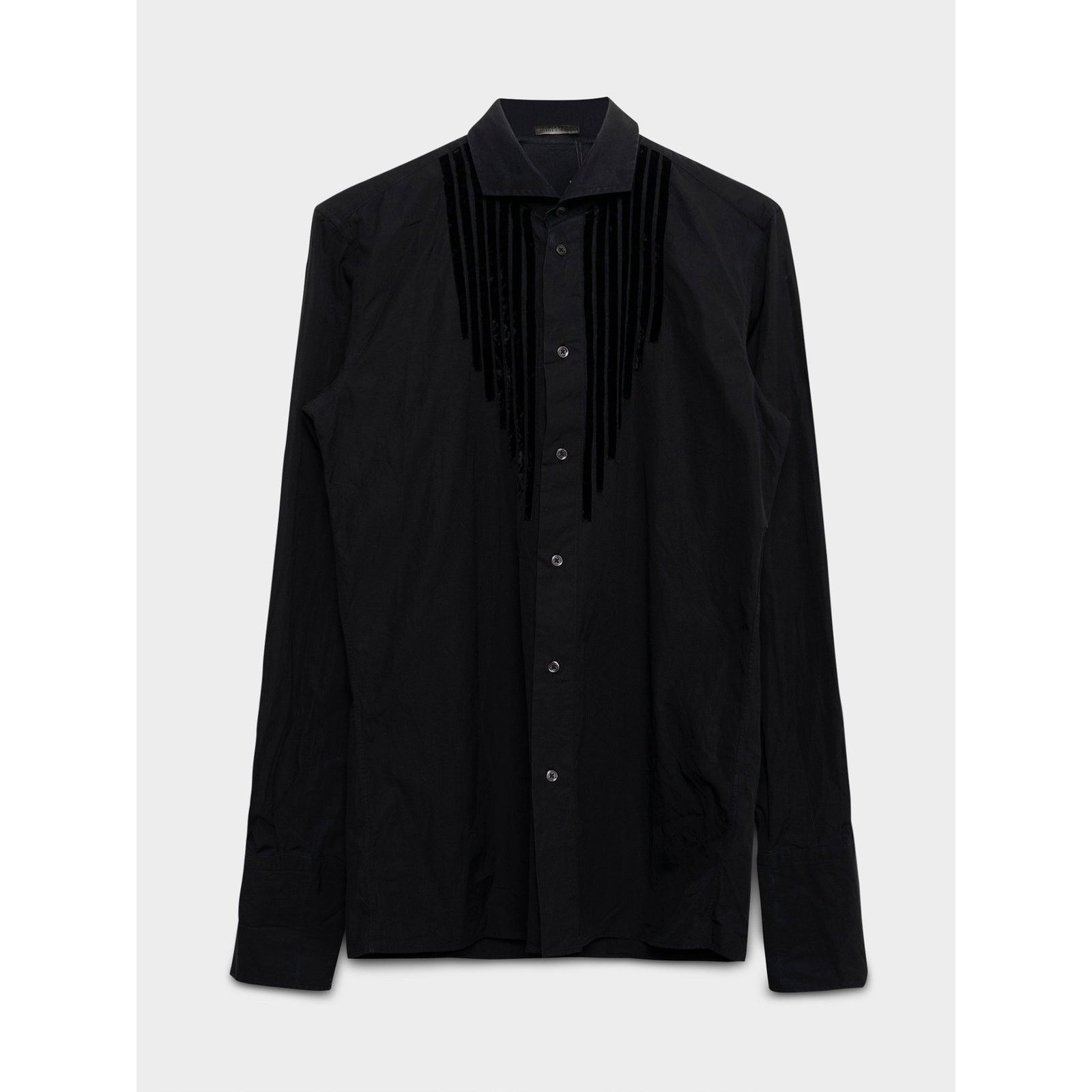 Bottega Veneta Velour Piping Shirt Size US M / EU 48-50 / 2 - 1 Thumbnail