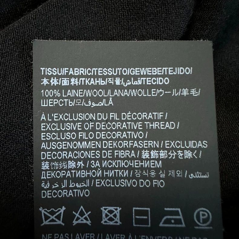 Saint Laurent Paris Saint Laurent Paris Embroidered logo pure wool polo shirt Size US M / EU 48-50 / 2 - 6 Thumbnail