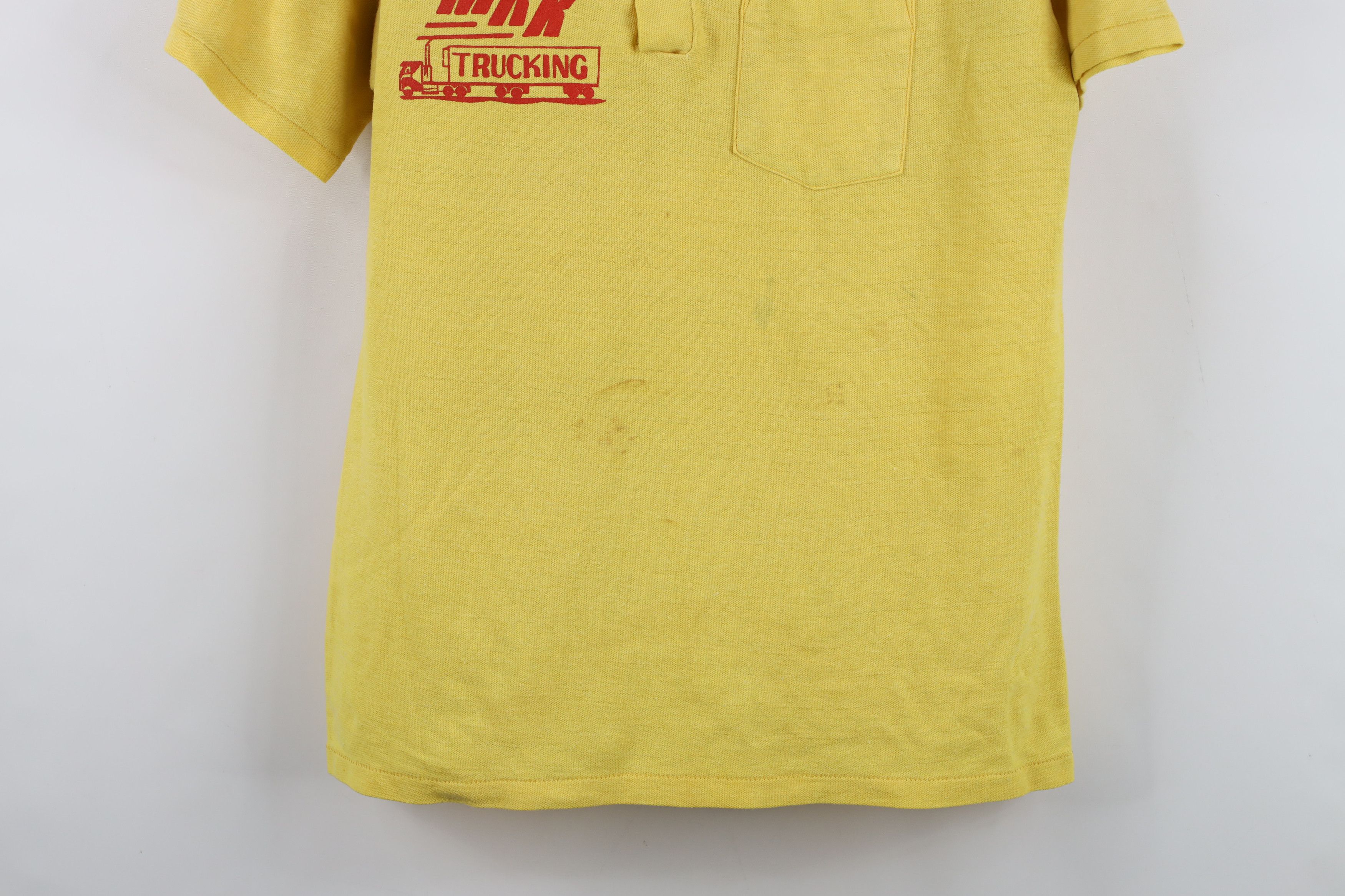 Vintage Vintage 70s Streetwear MRK Trucking Collared Knit Polo USA Size US XL / EU 56 / 4 - 3 Thumbnail
