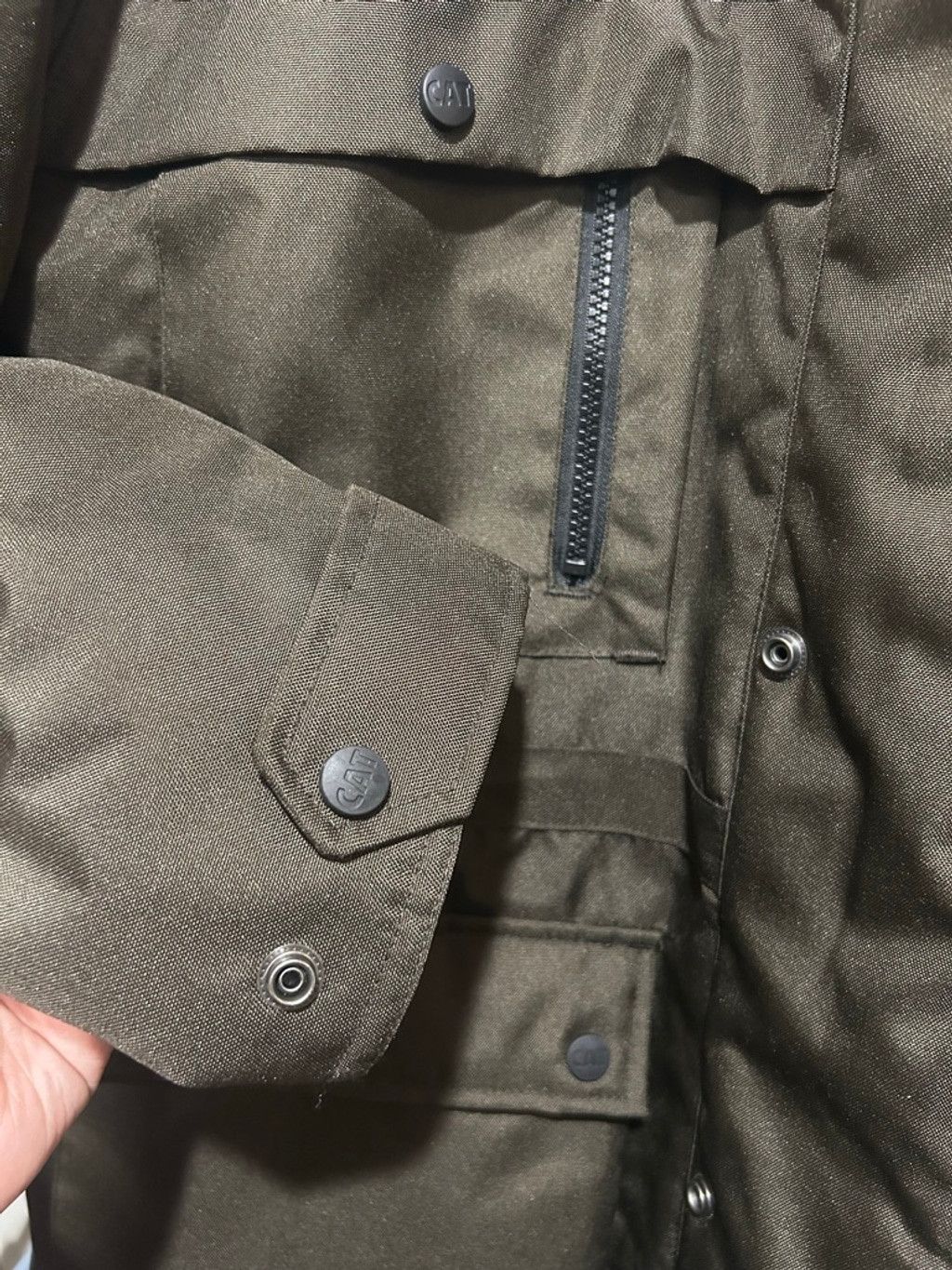 Caterpillar Men's CAT Brown Quilted Workwear Jacket L Size US L / EU 52-54 / 3 - 10 Thumbnail