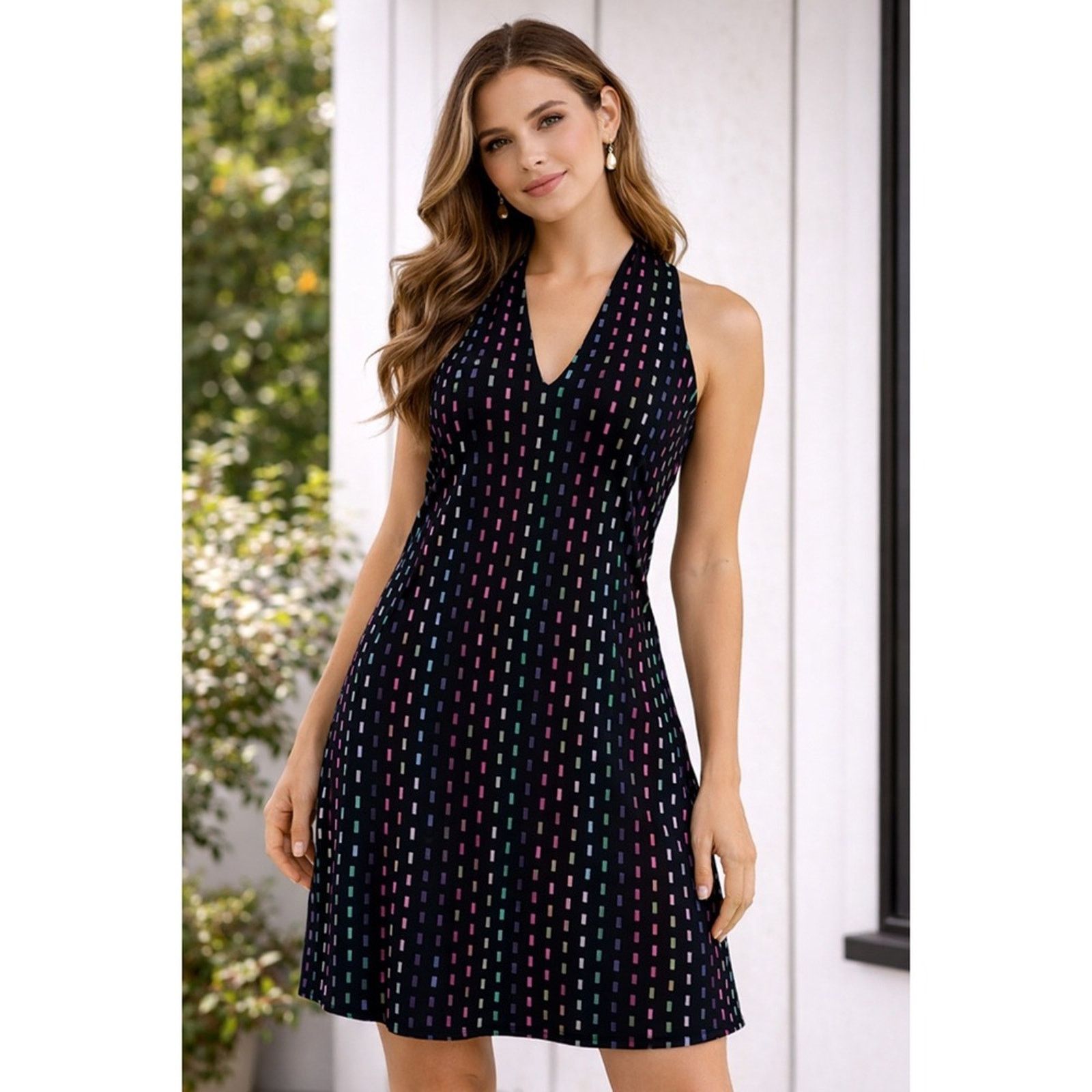 Kate Spade Kate Spade Multi Color Sleeveless Fit Flare Dress Size M Size M / US 6-8 / IT 42-44 - 1 Thumbnail