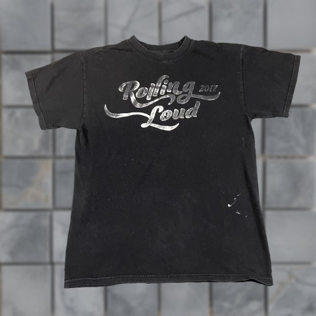 Gildan Rolling Loud T Shirt Adult Small Black Concert 2017 Distressed Hip Hop Rare Gildan Short Sleeve Crew Neck Cotton Logo Shirt Men Music Size US S / EU 44-46 / 1 - 1 Thumbnail