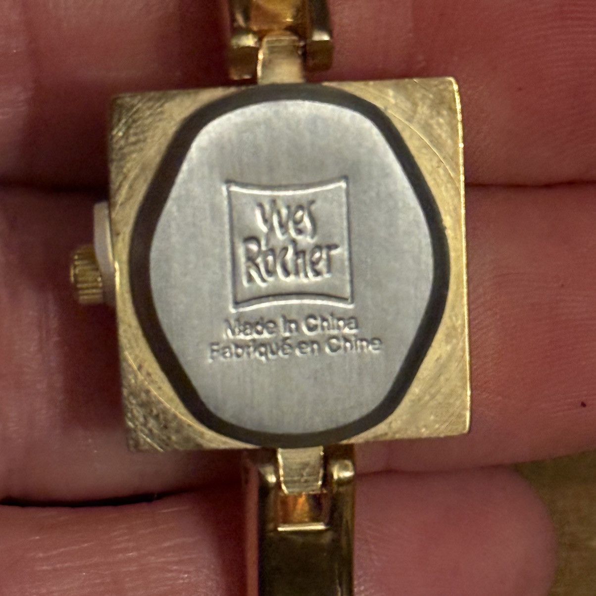Vintage Vintage Yves Rocher gold tone crystal watch Size ONE SIZE - 4 Thumbnail