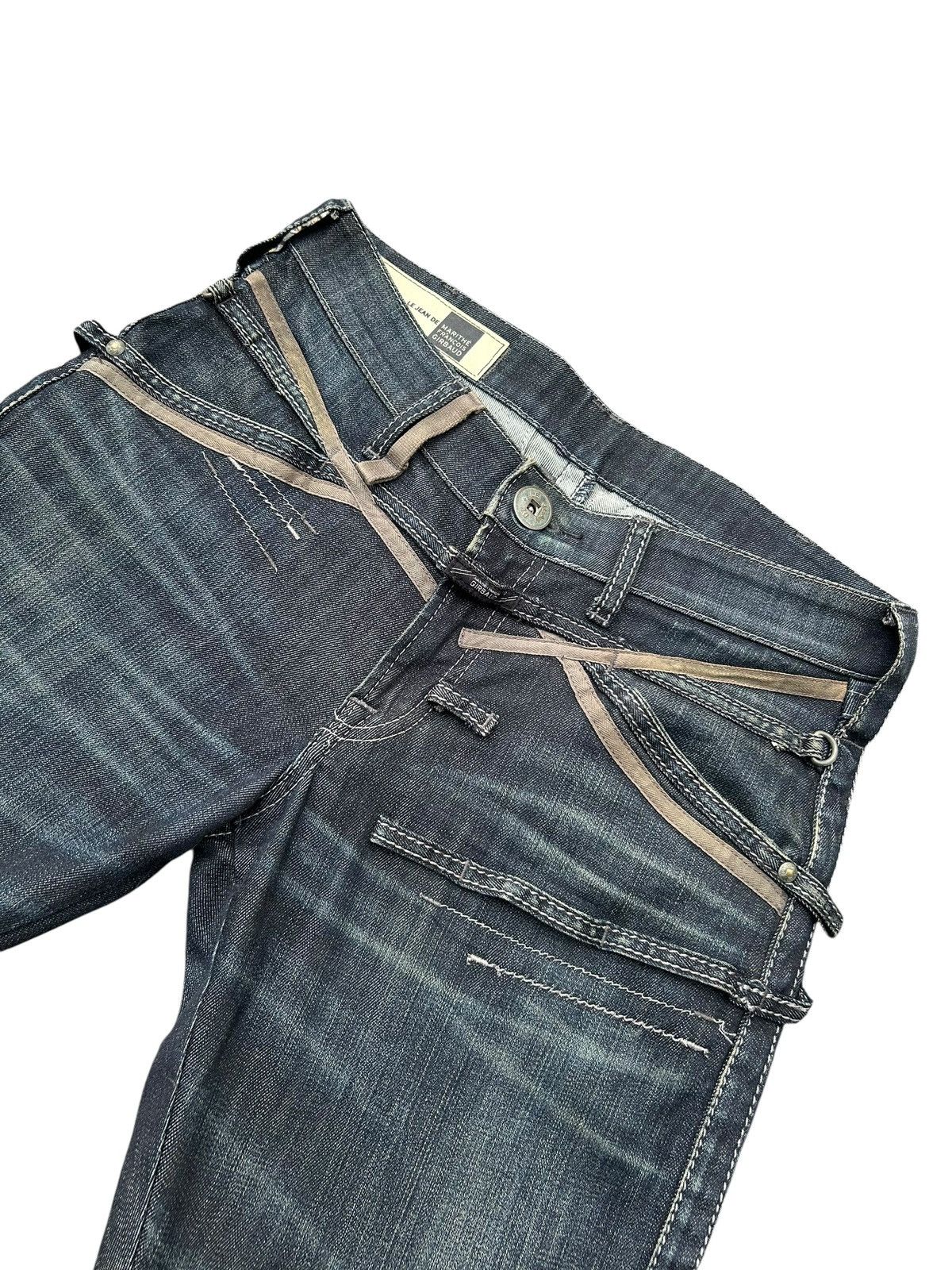 Marithe + Francois Girbaud Marithé + François Girbaud Punk Bondage Style Denim Jeans ☠️ Size US 31 - 6 Thumbnail